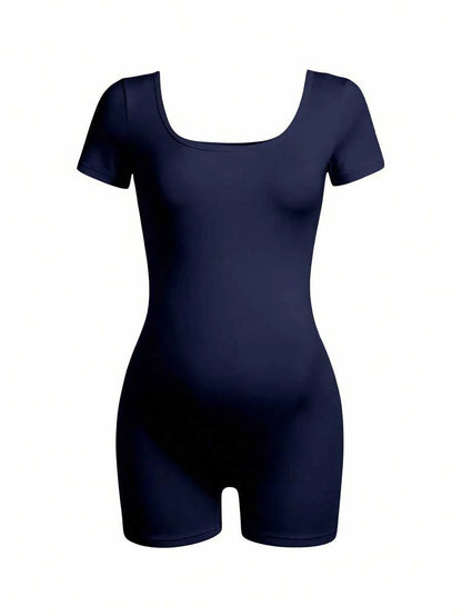 Maternity Jumpsuit - Soft & Stretchy Minimalist Casual Design for Daily Activities
