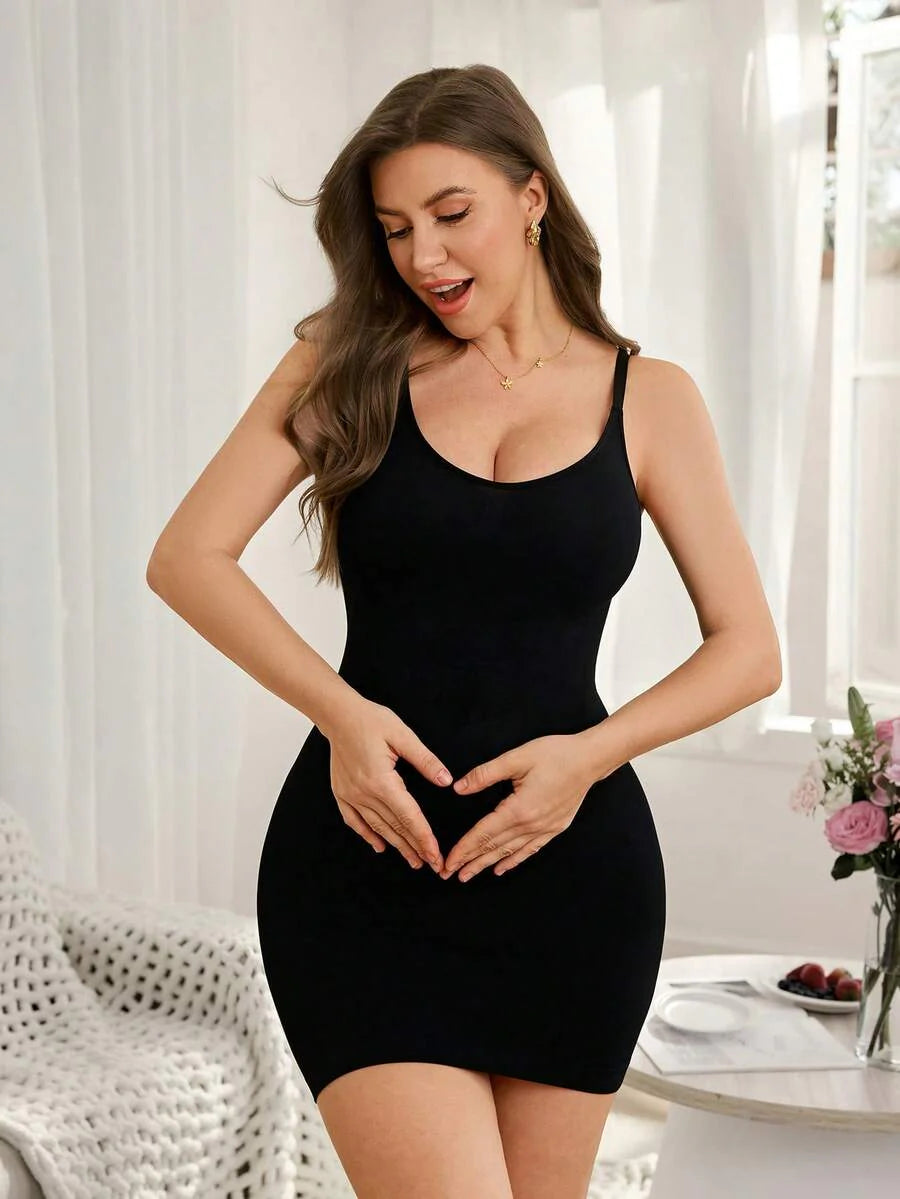 Maternity & Postpartum Seamless Shapewear Dress - Soft Elegant Daily Wear Slip
