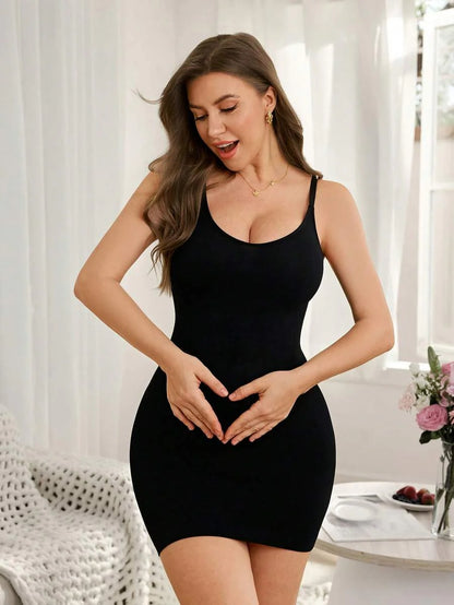 Maternity & Postpartum Seamless Shapewear Dress - Soft Elegant Daily Wear Slip