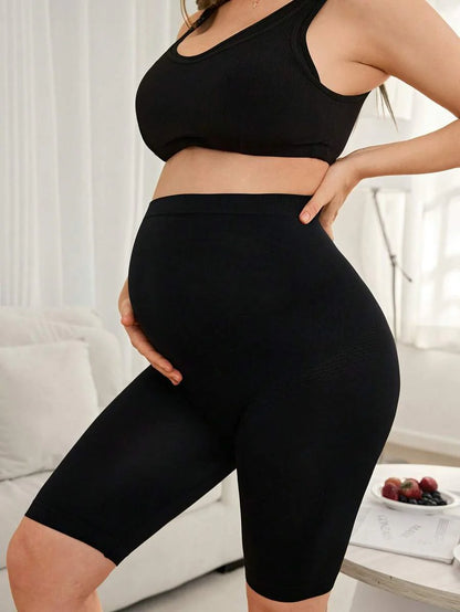 Maternity Shapewear Leggings - Black Skinny Fit 1pc