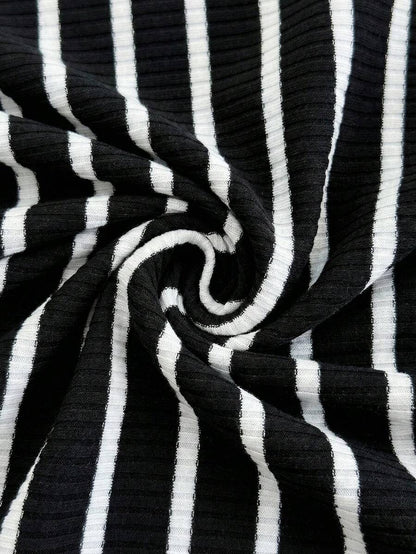 Maternity Clothes Maternity  Dress Summer Pregnant Clothes Black And White Maternity Dress, Sleeveless, Highly Elastic, Soft, Comfortable And Casual World Cup