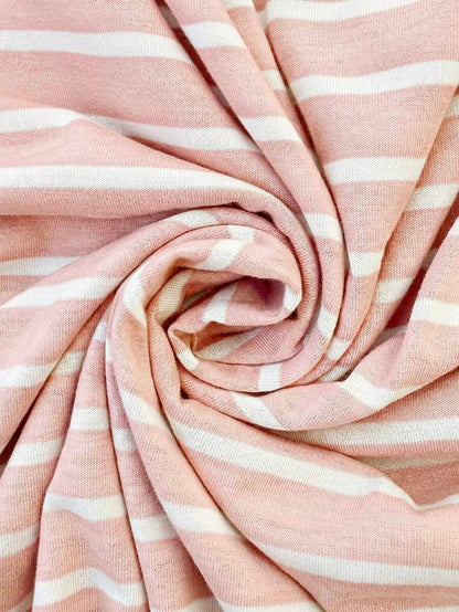 Maternity Pink Striped Short Sleeve Tee Dress with High Stretch Knitted Fabric Casual Round Neck Maternity Summer Dress for Sports