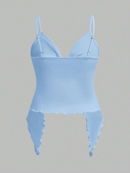 2-Piece Maternity Camisole Set – Front Twist Summer Top