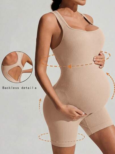 High Rise Maternity Leggings – Stretch Belly Support Shapewear
