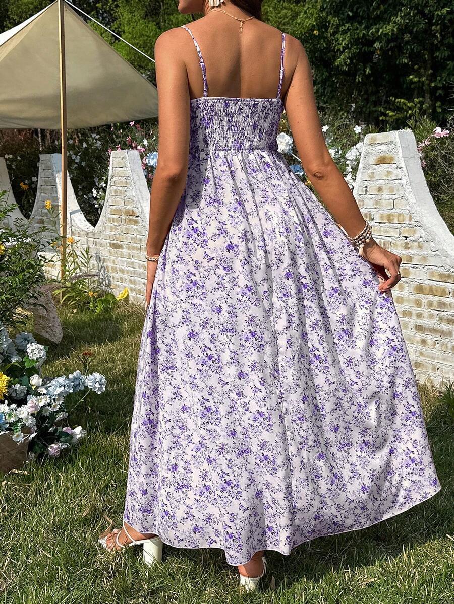 Women's Casual Ditsy Floral Maternity Strap Dress