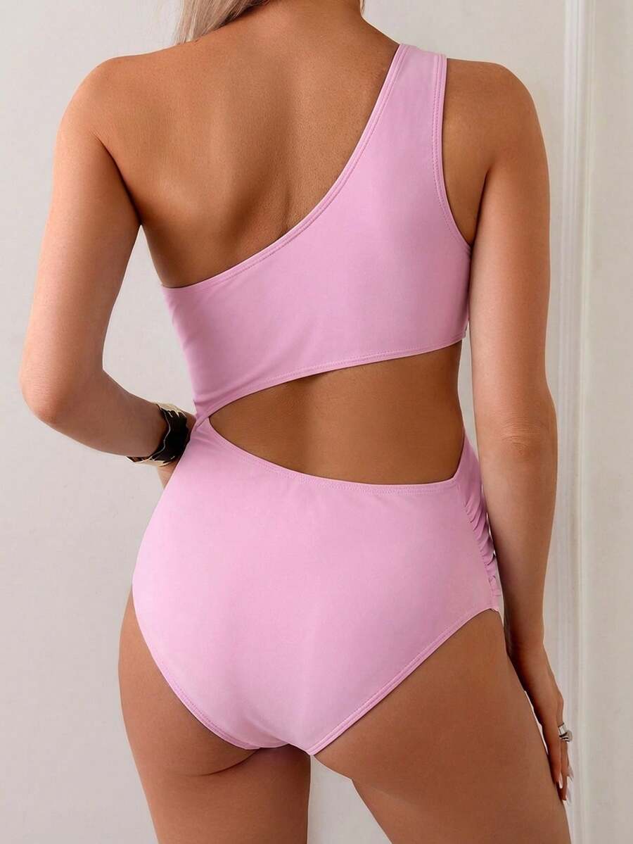 Maternity Bikini - Halter Neck Solid Top Triangle Bottom Stretch Beach Resort, Mom To Be