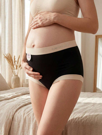 Maternity Modal Panties 4 Pack - Seamless Under Bump Postpartum Boyshort High Waist, Recovery