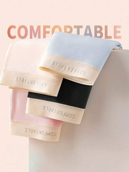 Maternity Modal Panties 4 Pack - Seamless Under Bump Postpartum Boyshort High Waist, Recovery