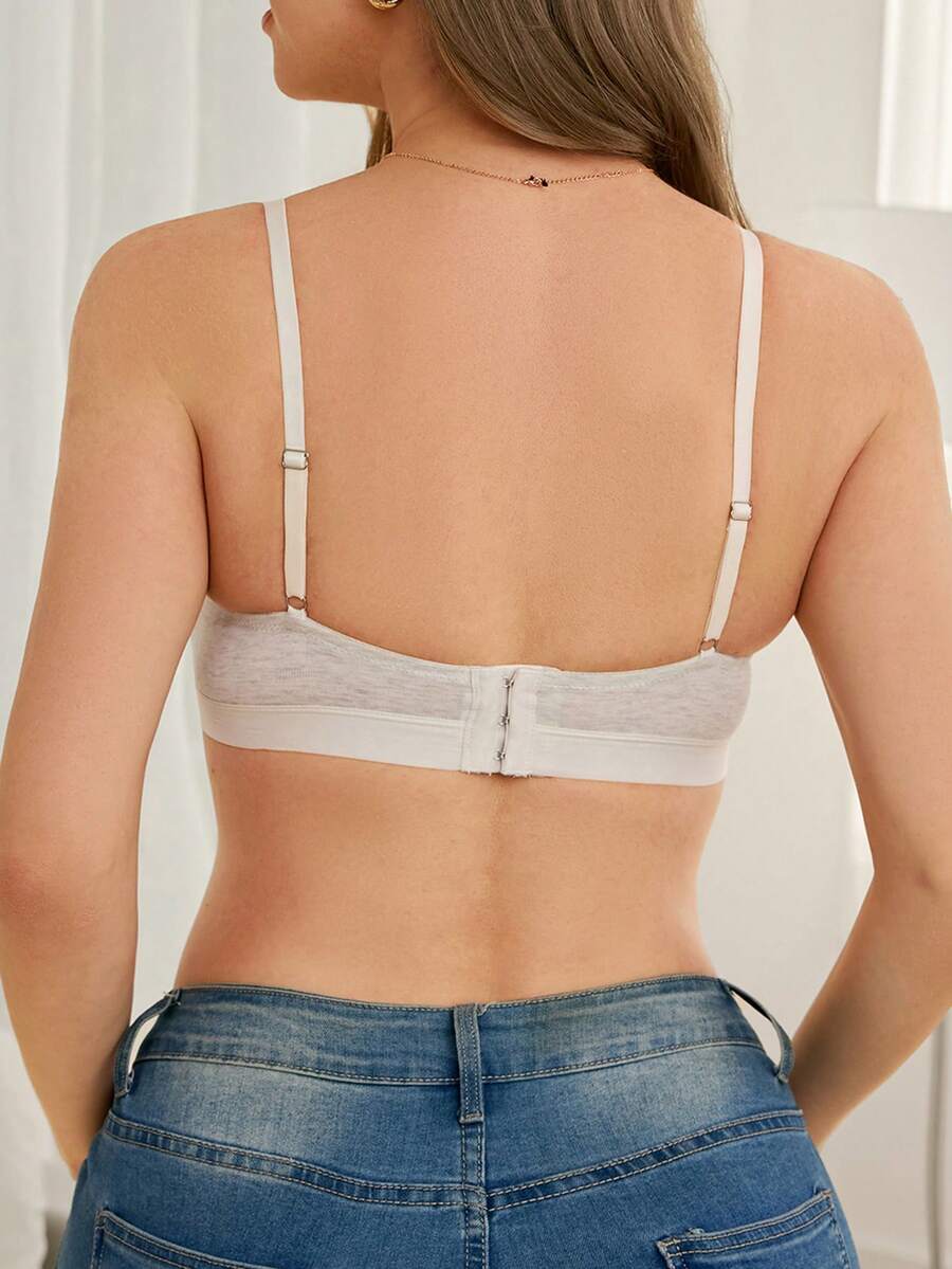 Moonlight&Mama 1pc Soft & Comfortable Front-Closure Maternity Nursing Bra