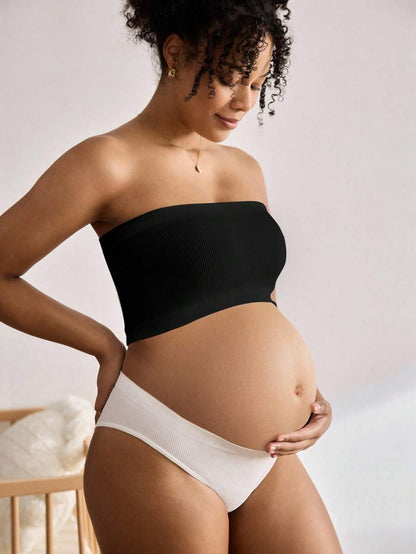 Maternity Nursing Bandeau 2 Pack - Seamless Wireless Comfortable High Cost Performance Breastfeeding