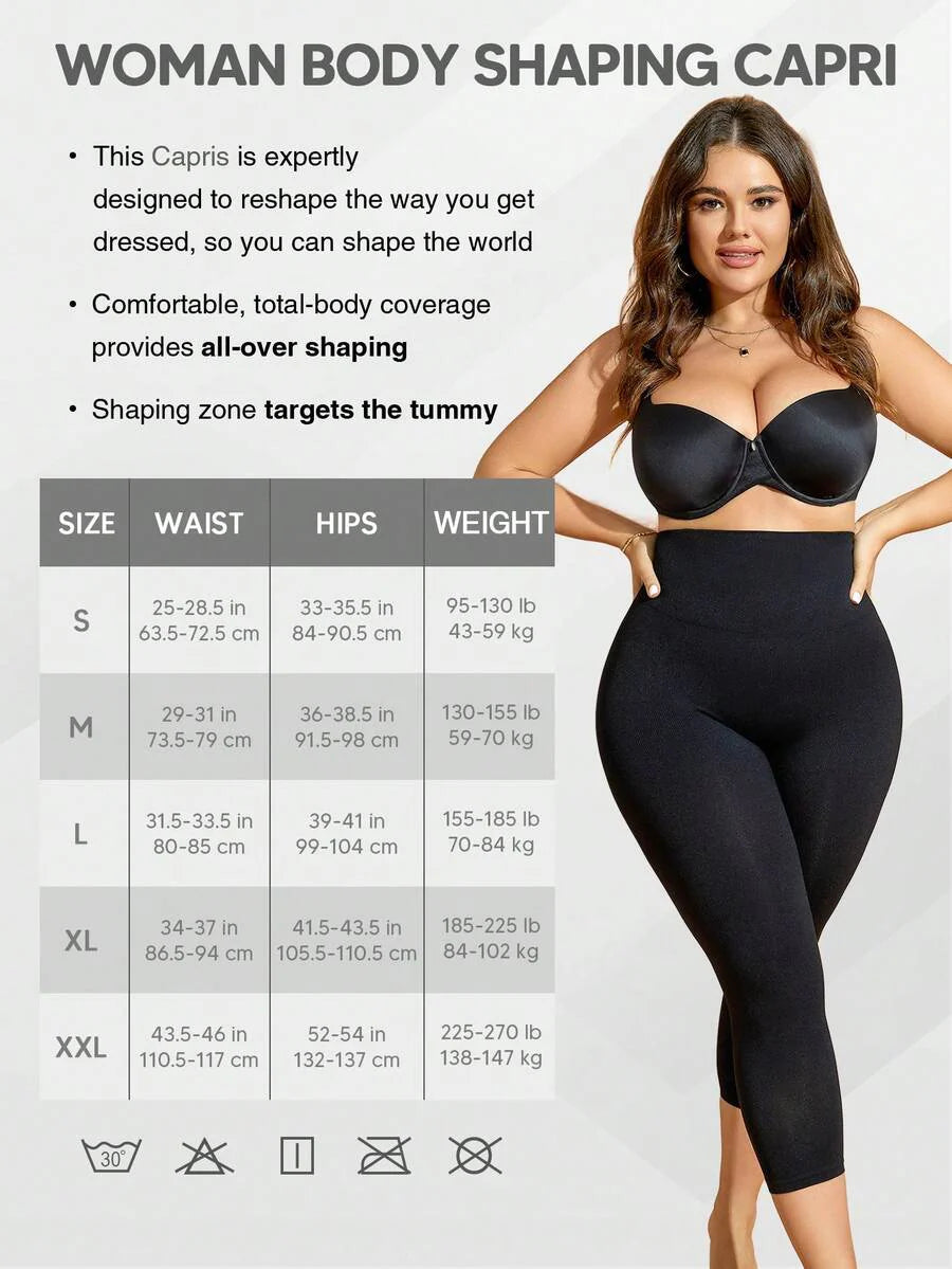Women High Waist Shapewear Shorts - Tummy Control & Butt Lifting Panties