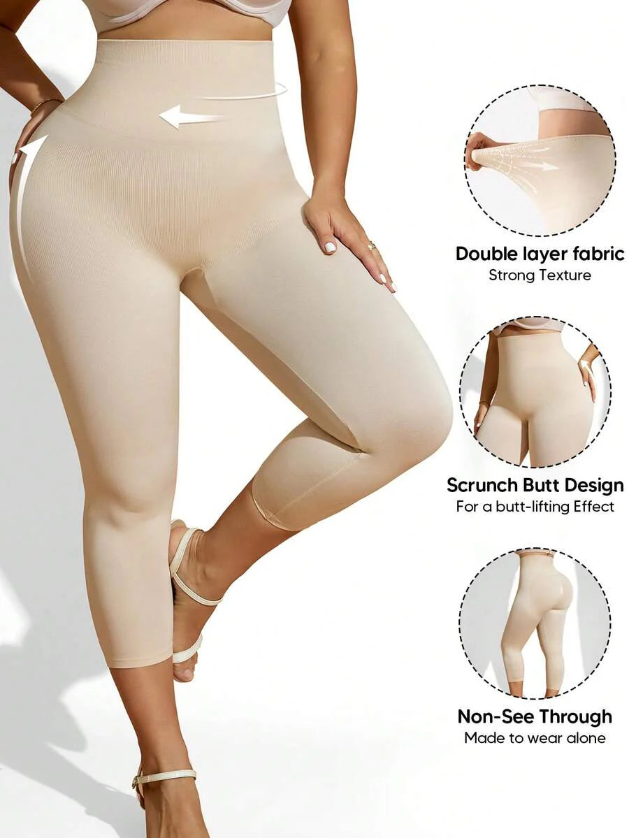 Women High Waist Shapewear Shorts - Tummy Control & Butt Lifting Panties