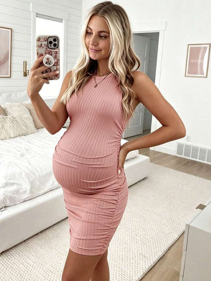 Maternity Active Sleeveless Bodycon Mini Dress World Cup