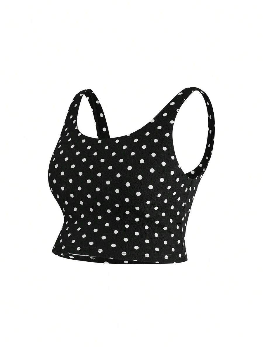Maternity Black and White Geometric Print Cold Shoulder Nursing Top - Slim Fit Scoop Neck Summer Beach Knit Crop Top