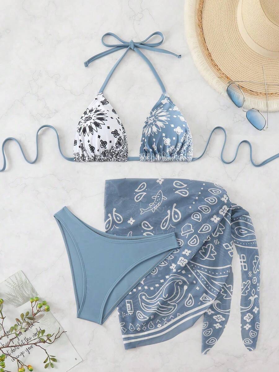 Swim Vcay Women Summer Beach Swimsuit