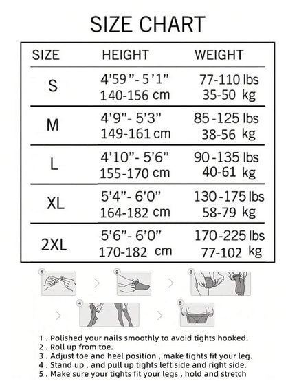 Materna Care Maternity Pantyhose - Sheer High Waist Fashionable Minimalist, Spring Summer