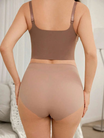 Maternity Underwear 3 Pack - Seamless High Waist Soft Stretch Breathable Belly Support, Daily Wear