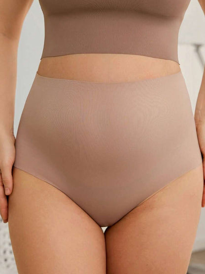 Maternity Panties 3 Pack - High Waist Seamless Leopard Print Soft Stretch, Pregnancy