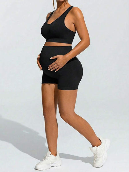 Maternity Vibrant Geometric Print Spaghetti Strap Mini Dress Boho Backless V-Neck Cami Sun Dress for Summer Beach Vacation