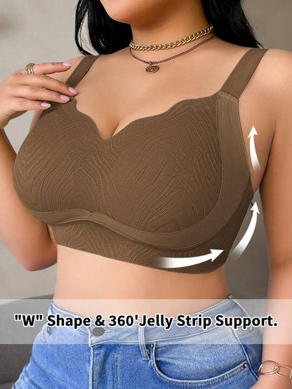 Women's Plus Size Seamless Wireless Bra - Comfortable Lifting Bralette