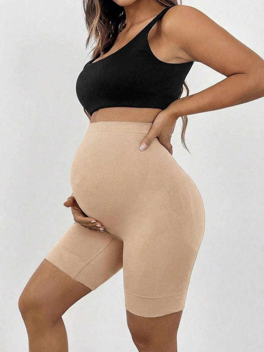 Fall Clothes,Autumn Clothes,Maternity Autumn Clothes Maternity Premium Maternity Shapewear, High Waisted Mid-Thigh Pregnancy Underwear Prevent Chaffing Soft Abdominal Support Maternity Biker Shorts Pregnancy Shorts Maternity Bike Shorts High Waisted