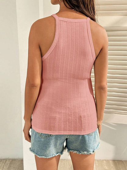 Maternity Sleeveless Casual Solid Color Versatile Halter Top For Daily Wear Cute Summer Beach Casual Holiday Top