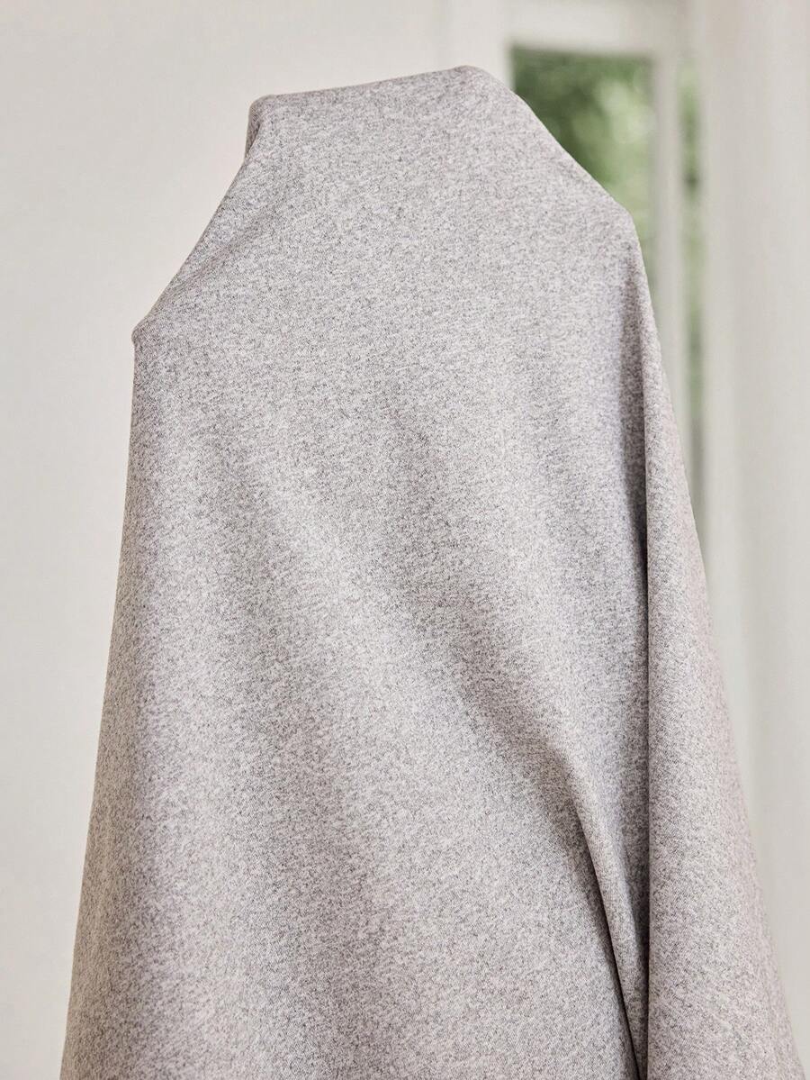 Maternity Dress - Chiffon Patchwork Half Sleeve Loose Fit Notched Neck Casual, Pregnancy Loungewear