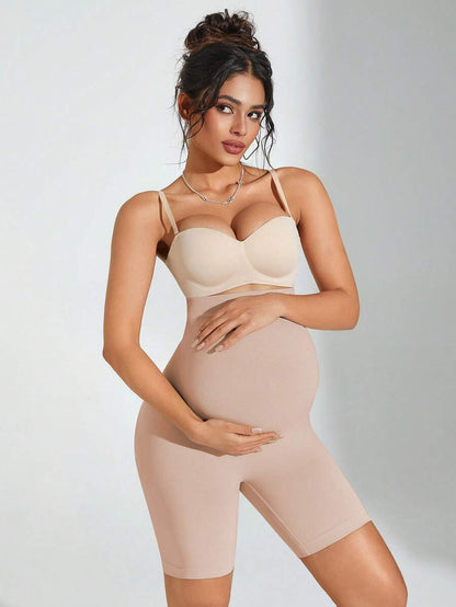 Pregnant Women's High Stretch Waist Maternity Leggings - Daily Wear Casual Summer