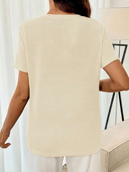Maternity Nursing Top – Round Neck Short Sleeve Daily Wear