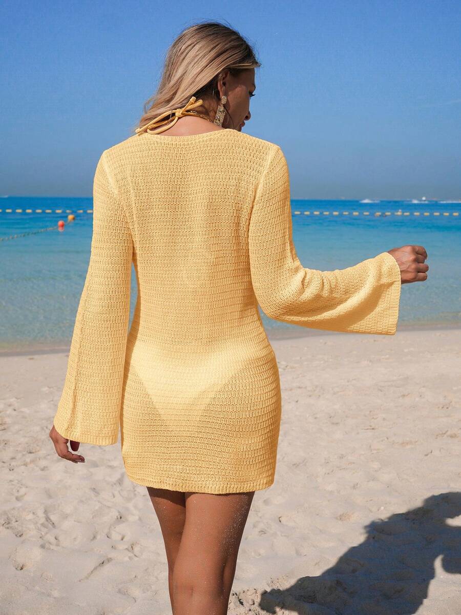 Maternity Knit Shell Cover-Up - Summer Beach Vacation