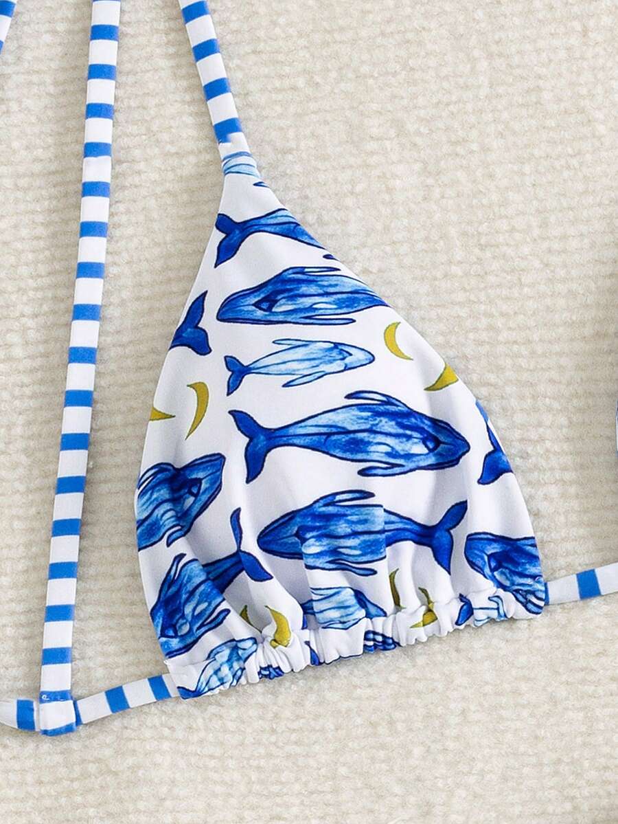 Swim Vcay Fashionable & Sweet Shoulderless Bikini With Side Bow, Wire-Free & Removable Pad, Sexy Women 2 Pieces Swimsuit For Beach & Airport For Summer Beach Vacation