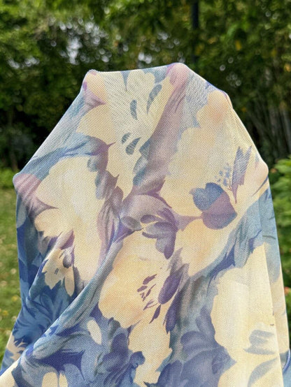 Maternity Dress - Floral Print Side Slit Sleeveless Elegant Vacation Soft Stretch, Summer Holiday