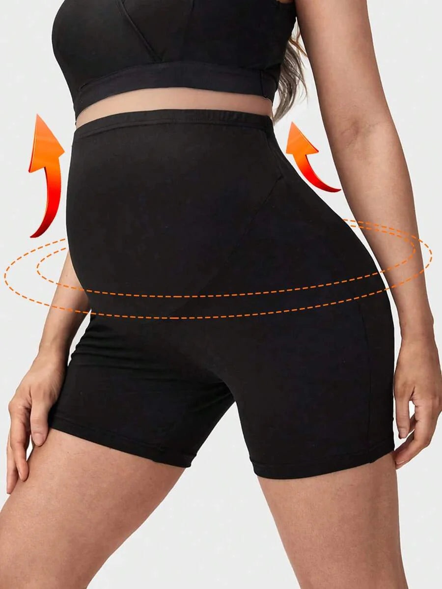 Maternity Wideband Waist Biker Shorts World Cup