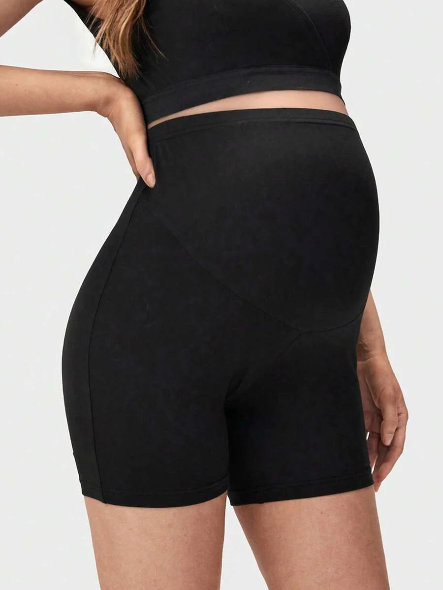 Maternity Wideband Waist Biker Shorts World Cup