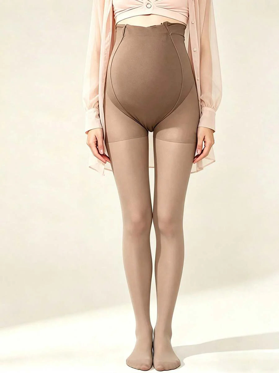 Maternity Pantyhose - Minimalist Thin Run Resistant Non Slip Skin Friendly, Spring Autumn