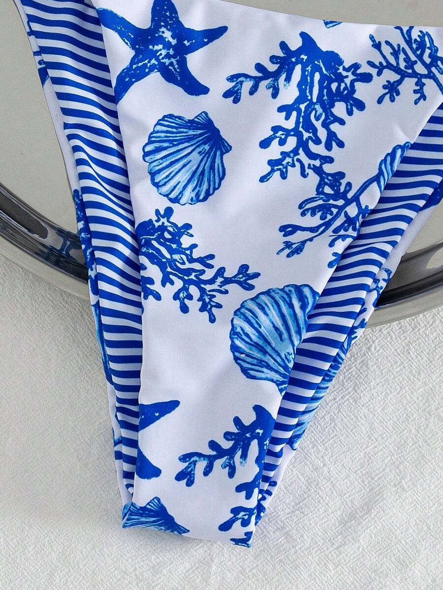 Costavie Fashionable & Sweet Shoulder-Tie Side Bow Knot Wireless Removable Padded Sexy Women Bikini Swimwear 2-Piece Set