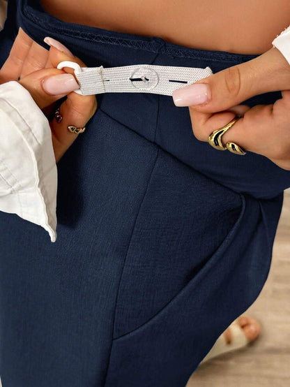 Maternity Casual High Waist Shorts - Breathable Summer Holiday Outfits