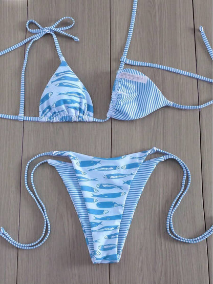 Swim Vcay Fashionable & Sweet Shoulderless Bikini With Side Bow, Wire-Free & Removable Pad, Sexy Women 2 Pieces Swimsuit For Beach & Airport For Summer Beach Vacation