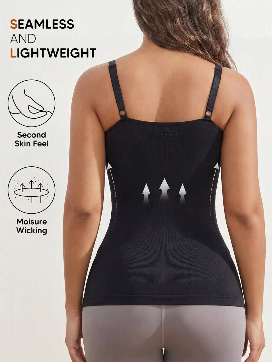 Pregnant Women's Solid Color Elastic Simple Fitted Camisole Summer