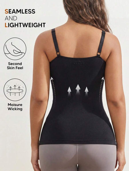 Pregnant Women's Solid Color Elastic Simple Fitted Camisole Summer