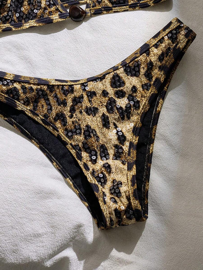 Swim Vcay Solid Color Bikini Swimming Suit For Beach Vacation, Strapless, Wireless For Summer
