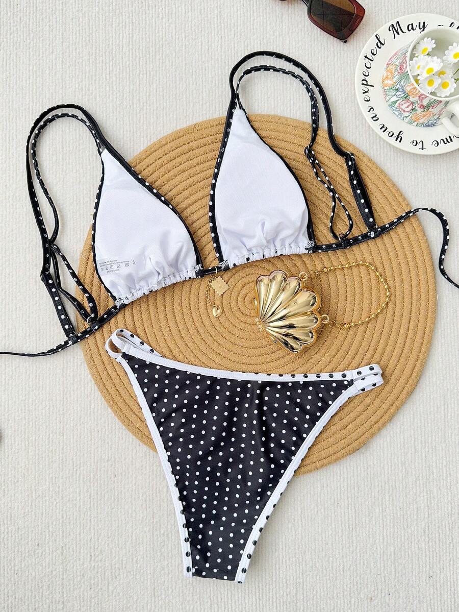 Swim Vcay Women's Summer Beach Floral Print Sexy Bikini Set