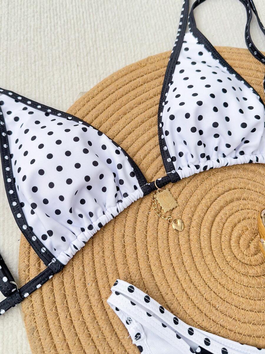 Swim Vcay Women's Summer Beach Floral Print Sexy Bikini Set