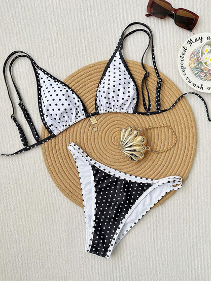 Swim Vcay Women's Summer Beach Floral Print Sexy Bikini Set