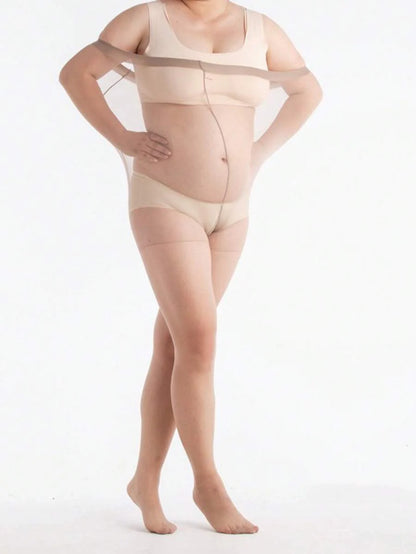 Maternity Pantyhose 3 Pairs - Sheer Ultra Thin Breathable Semi Transparent Summer, Plus Size