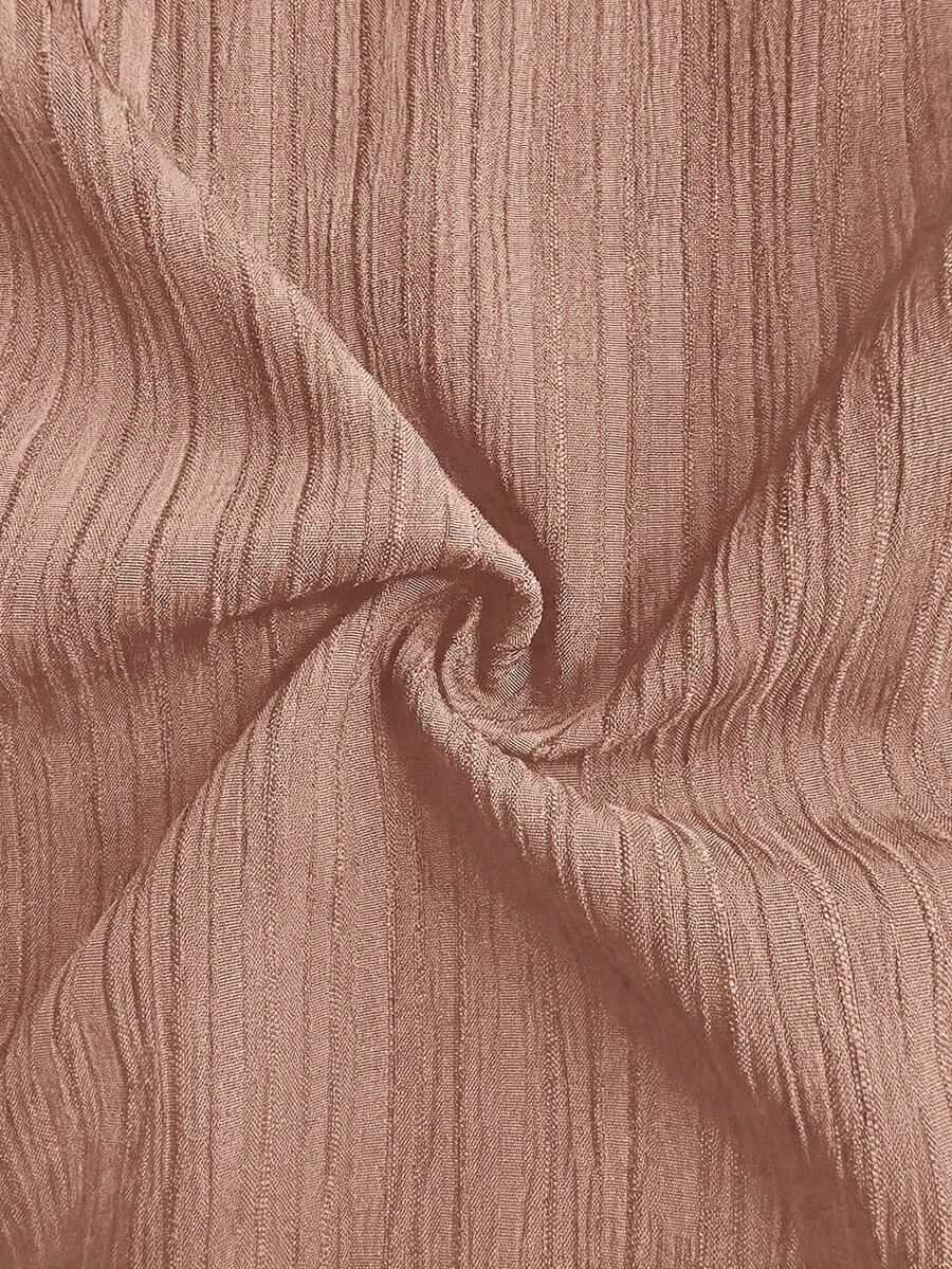 Maternity Wide Leg Pants - Shirred Waist, Loose Fit, Ultra High Waist, Apricot