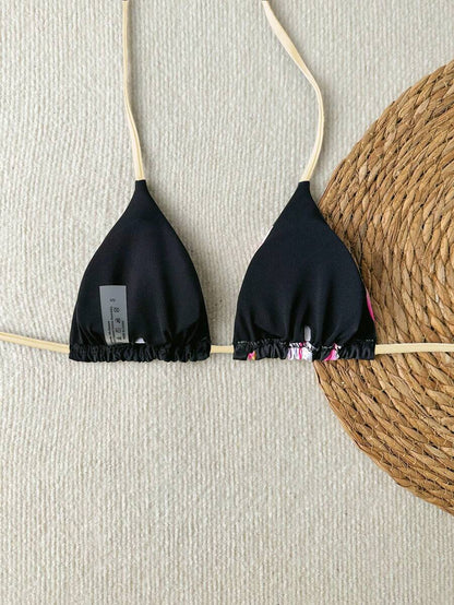 Swim Vcay Springbreak Floral Print Sexy Vacation Bikini Top For Women For Summer