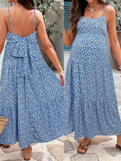 Maternity Sleeveless Solid Color Dress, Fashionable For Summer Woman S Summer Clothes  Maternity Dress  Vacation