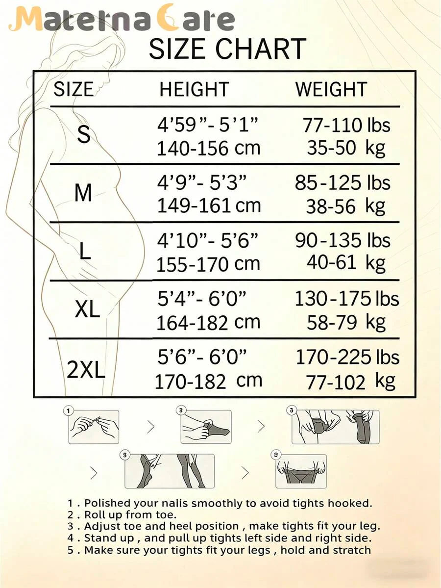 Apricot Semi-Transparent Maternity Pants with Soft Belly Support & Lift - Comfortable High-Waisted Pregnancy Fashion for All Trimesters