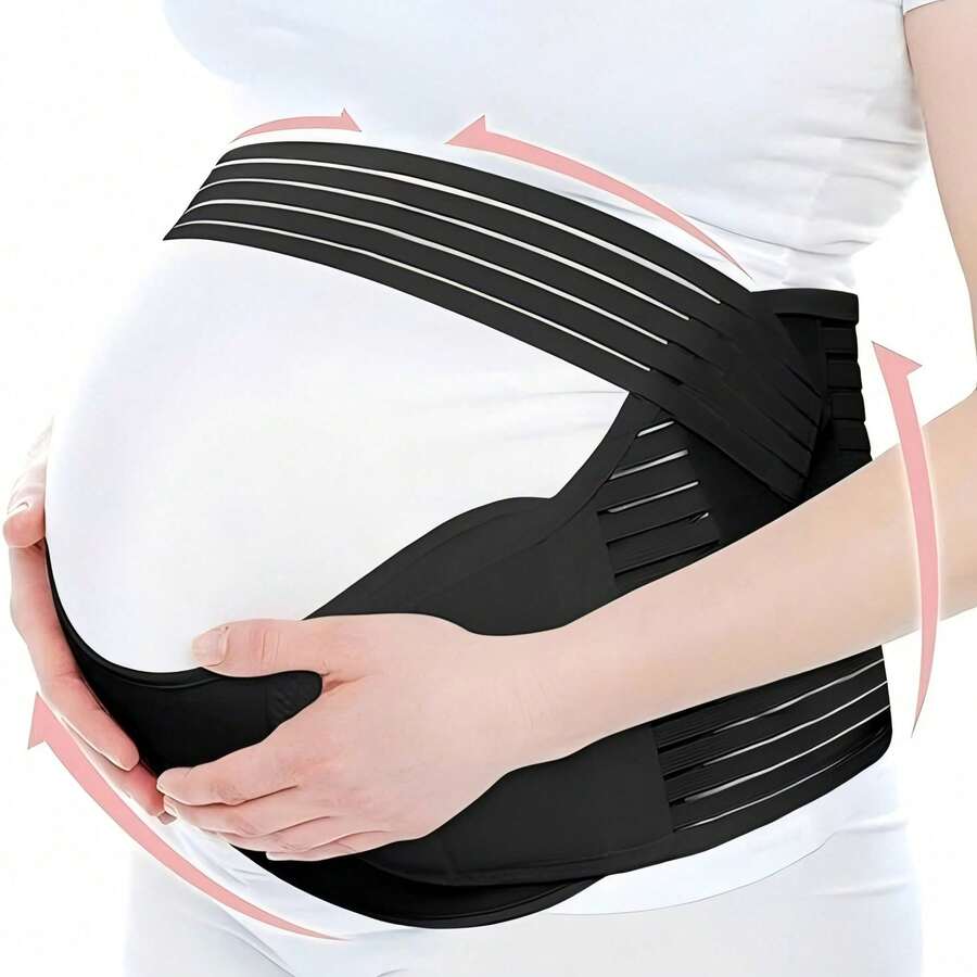 Maternity Support Belt - Adjustable Pregnancy Belly Band for Back & Pelvic Pain Relief
